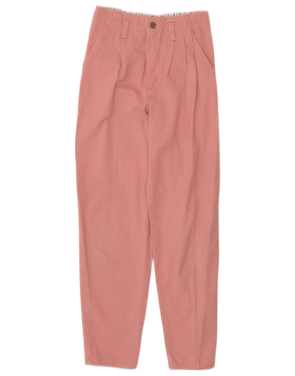 LEVI'S Girls Tapered Chino Trousers 11-12 Years W24 L26 Pink Cotton