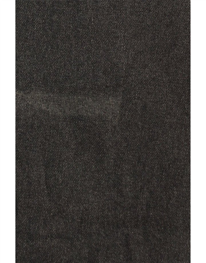 Marks & Spencer Mens Regular Fit Casual Trousers W34 L29 Grey Polyester