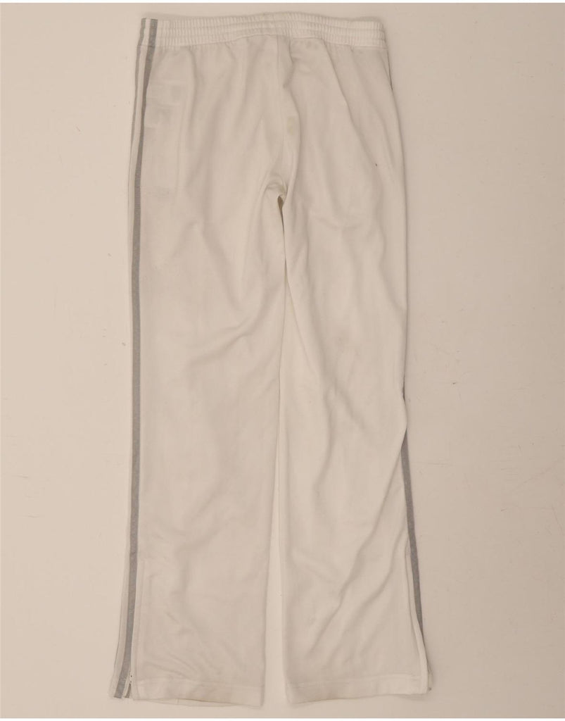 ADIDAS Womens Tracksuit Trousers EU 36 Small White Vintage Adidas and Second-Hand Adidas from Messina Hembry 
