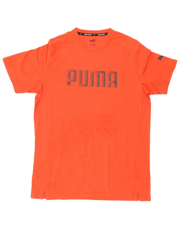 Puma Mens Graphic T-Shirt Top Large Red
