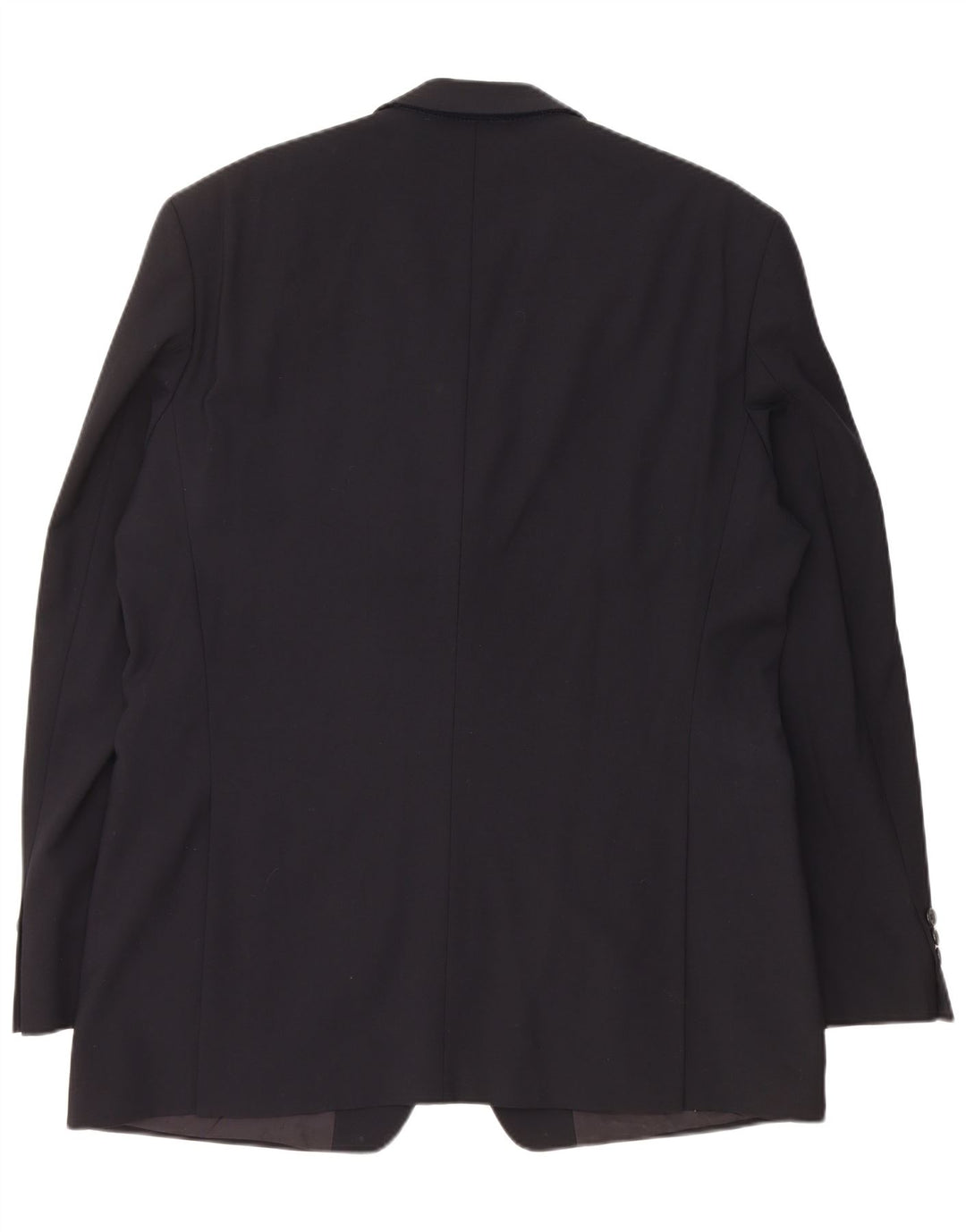 Hugo Boss Mens 2 Button Blazer Jacket EU 54 2XL Navy Blue Virgin Wool