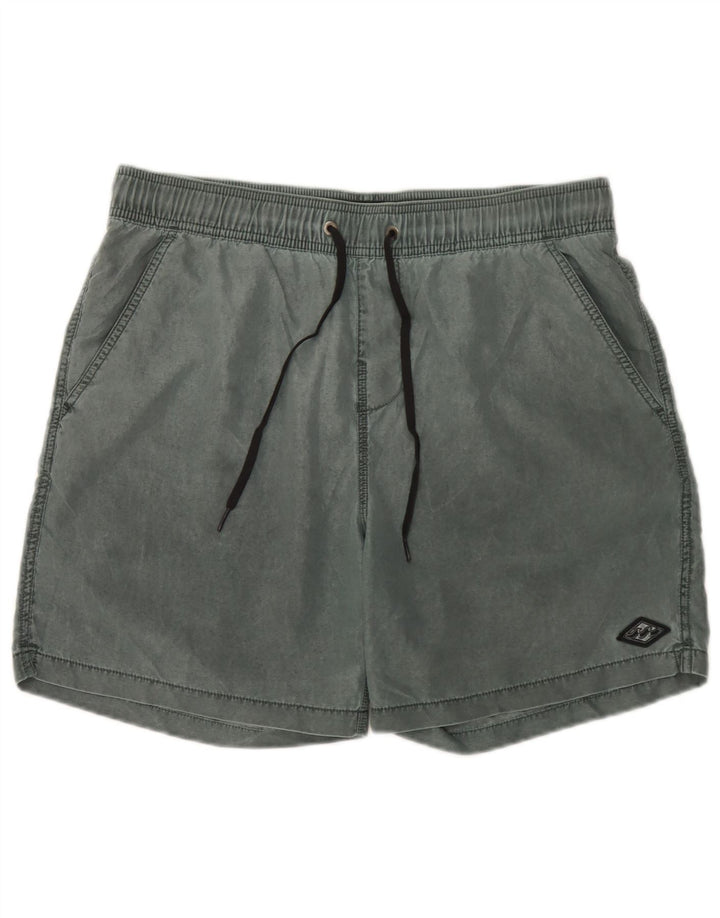 Billabong Mens Swimming Shorts Medium Green Polyester