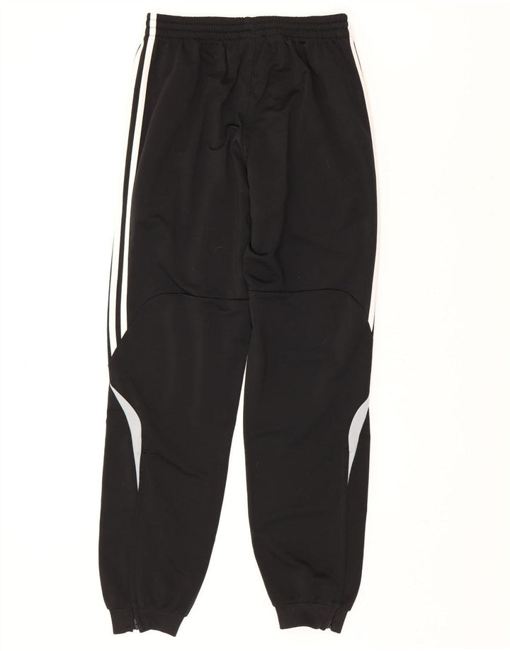 Adidas Mens Tracksuit Trousers Joggers EU 34/36 Small  Black Polyester