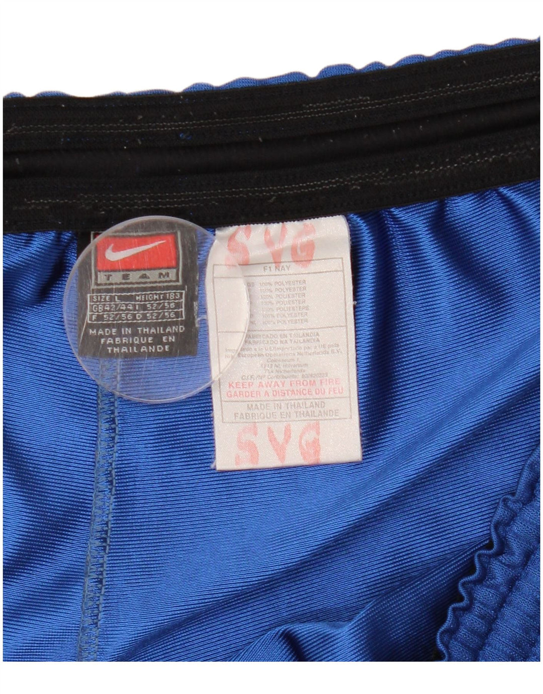 Nike Mens Sport Shorts UK 42/44 Large Blue Polyester
