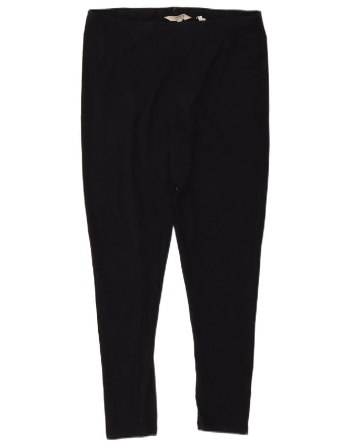 Fat Face Womens Leggings UK 14 Medium Navy Blue