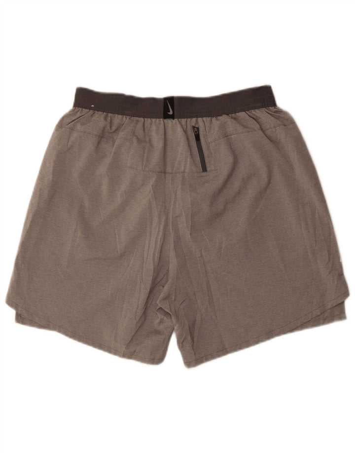 Nike Mens Dri Fit Sport Shorts Medium  Grey Polyester