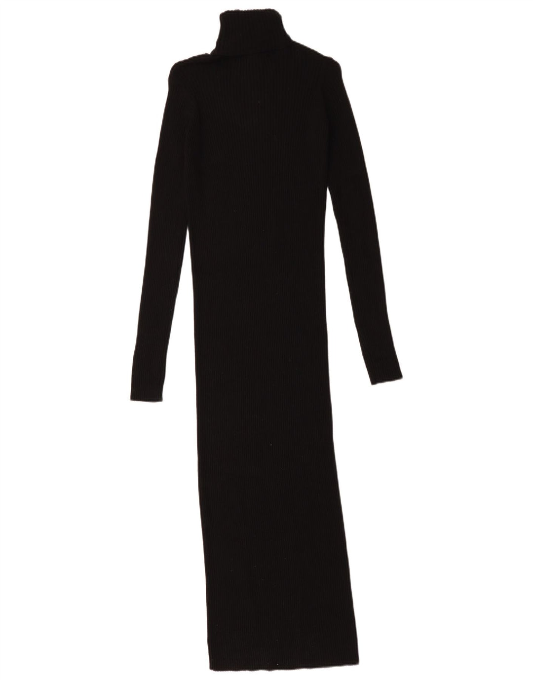 Zara Womens Maxi Jumper Dress UK 8 Small Black