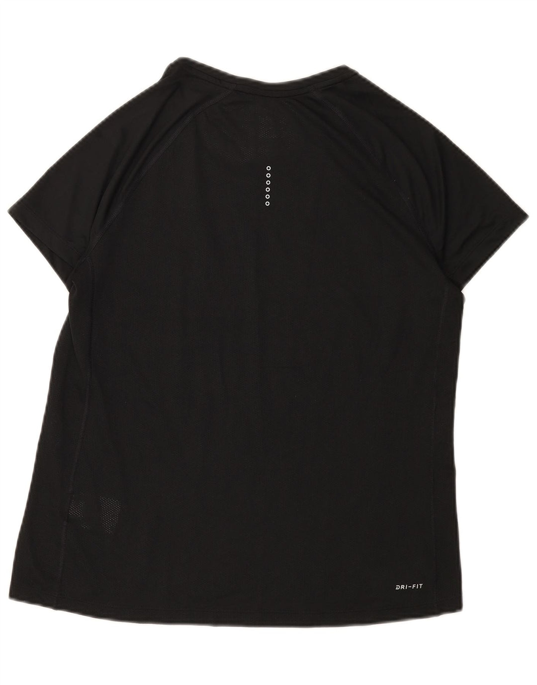 NIKE Womens Dri Fit T-Shirt Top UK 18 XL Black Polyester