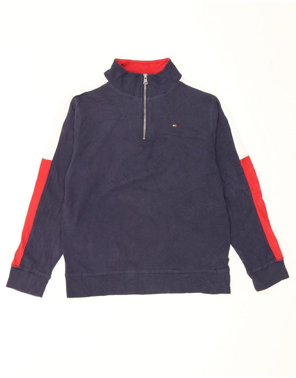 Tommy Hilfiger Boys Sweatshirt Jumper 15-16 Years Large Navy Blue
