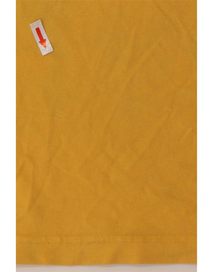 Harmont & Blaine Mens Regular Fit Polo Shirt 3XL Yellow Cotton