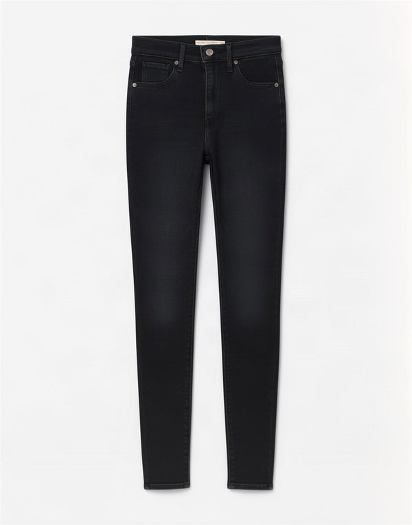 Levi's Womens High Rise Super Skinny Jeans W26 L30 Navy Blue Cotton