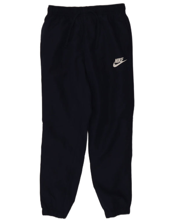 Nike Mens Tracksuit Trousers Joggers Medium Navy Blue Polyester