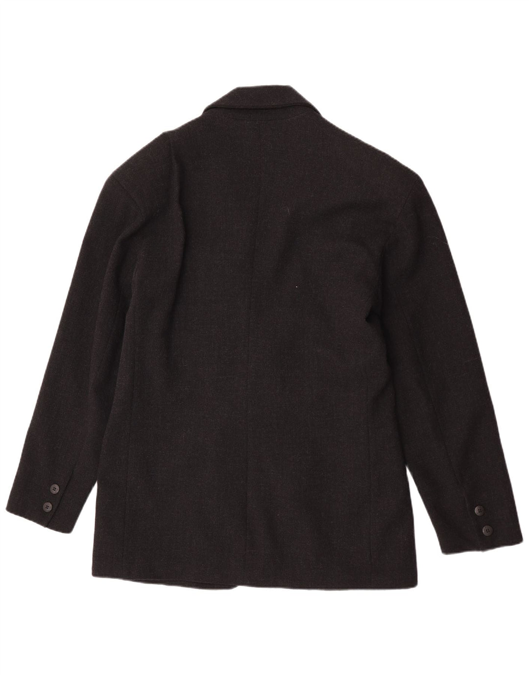 Calugi E Giannelli Womens 2 Button Blazer Jacket IT 50 XL Black Virgin Wool