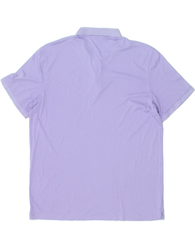 CALVIN KLEIN Mens Polo Shirt XL Purple Cotton Vintage Calvin Klein and Second-Hand Calvin Klein from Messina Hembry 