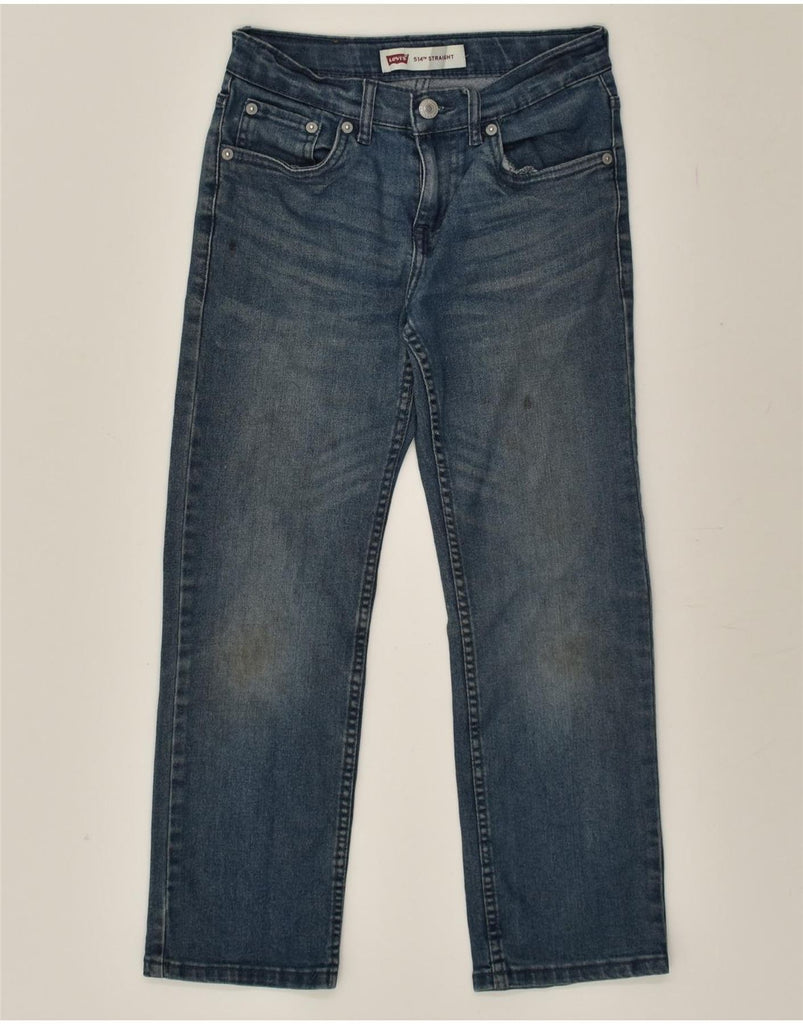 LEVI'S Boys 514 Straight Jeans 9-10 Years W25 L25 Blue Cotton | Vintage Levi's | Thrift | Second-Hand Levi's | Used Clothing | Messina Hembry 