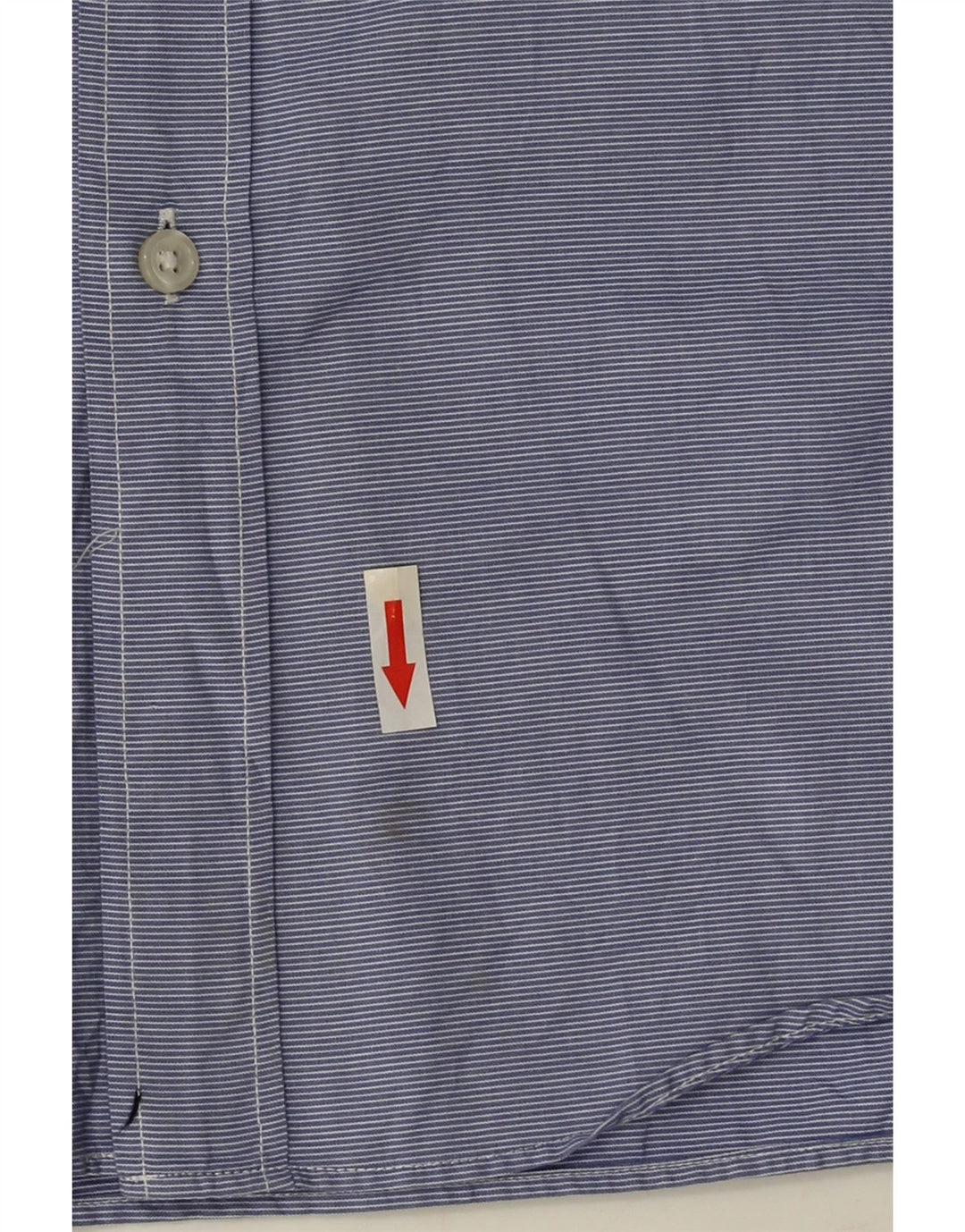J. CREW Mens Slim Fit Shirt Small Blue Pinstripe Cotton