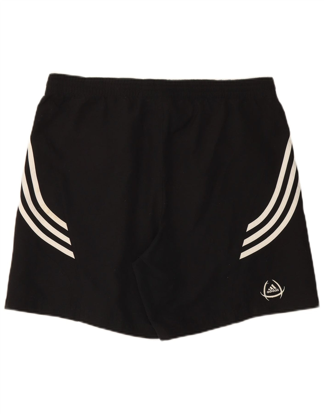 ADIDAS Mens Sport Shorts Large Black Polyester