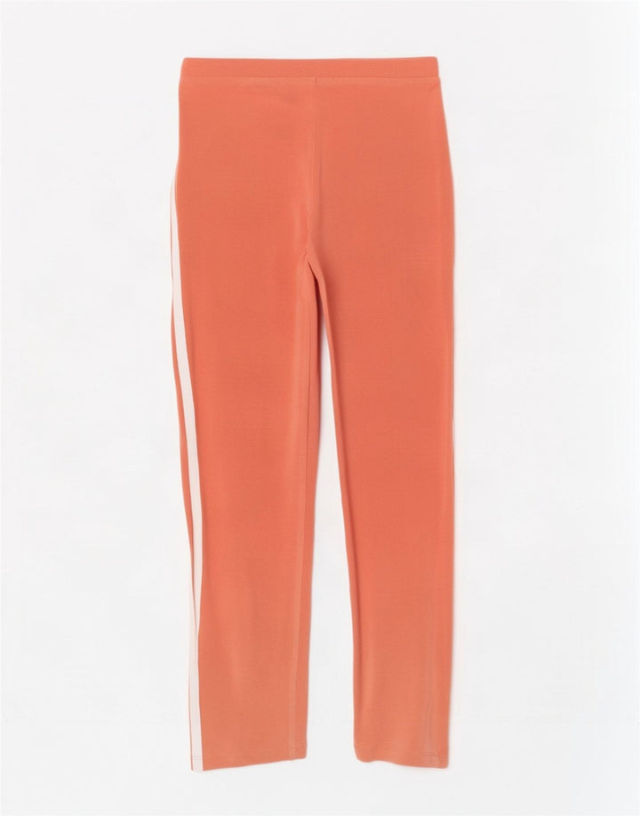 Adidas Womens Leggings UK 10 Small Pink Cotton
