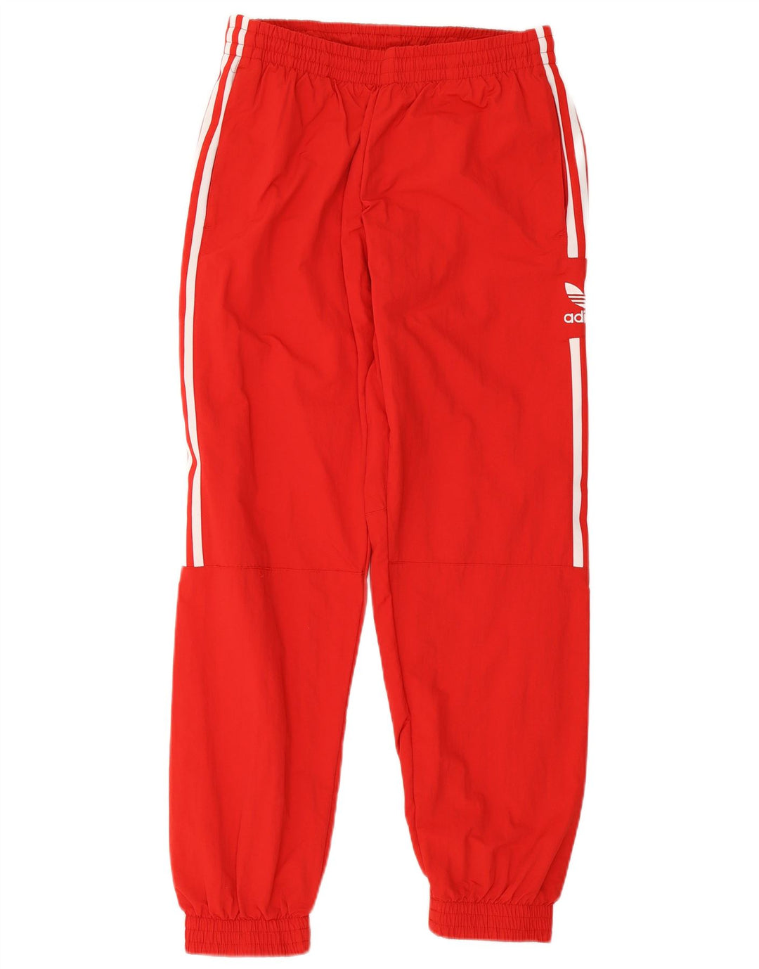 Adidas Mens Tracksuit Trousers Joggers Medium Red Nylon
