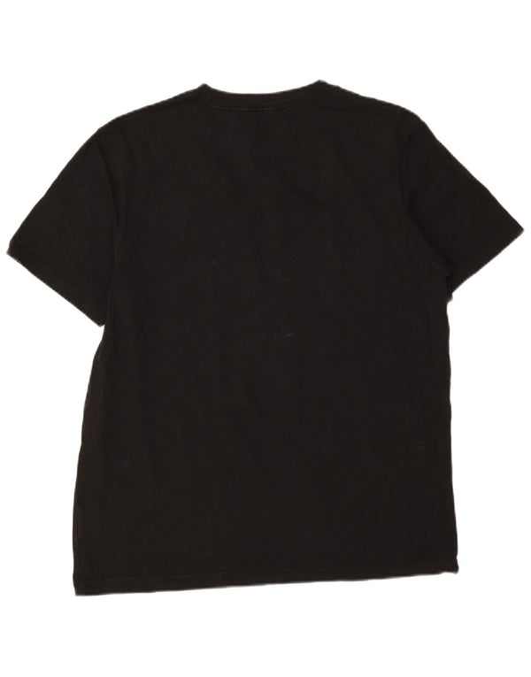 Vans Mens Relaxed Fit T-Shirt Top Medium Black Colourblock Cotton