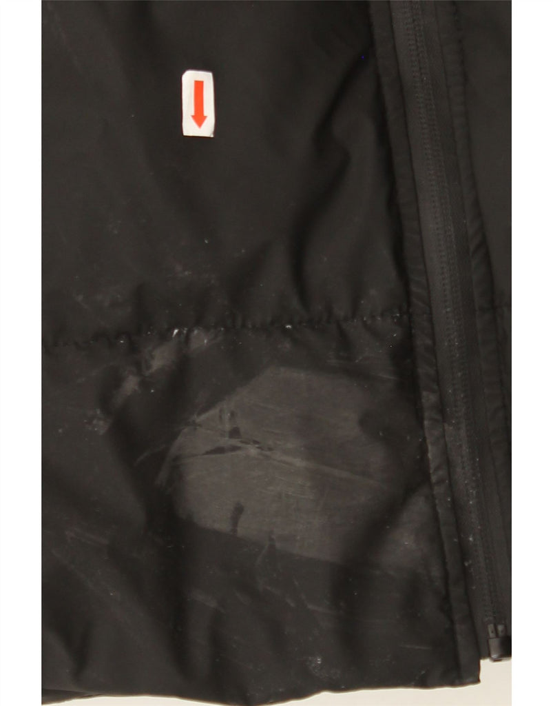 ZARA Womens Padded Gilet UK 16 Large Black Polyester Vintage Zara and Second-Hand Zara from Messina Hembry 