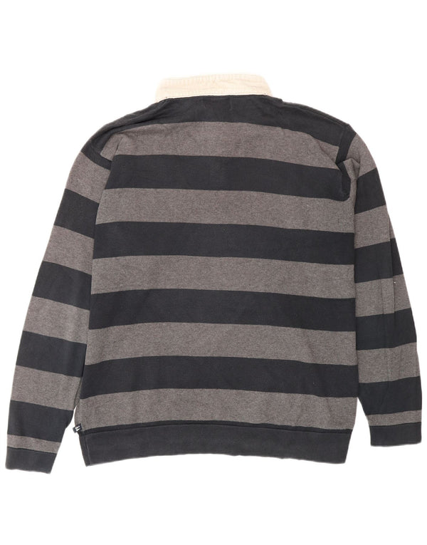 Marks & Spencer Mens Blue Harbour Polo Neck Jumper Sweater Large Grey