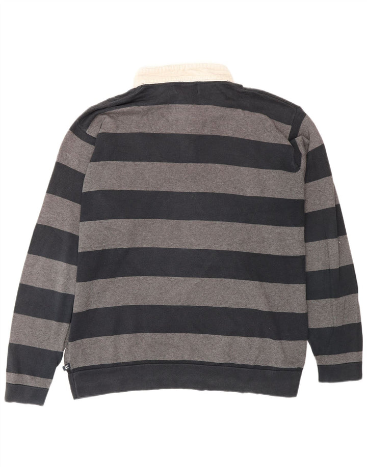 Marks & Spencer Mens Blue Harbour Polo Neck Jumper Sweater Large Grey