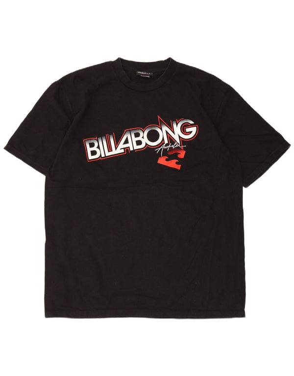 Billabong Mens Graphic T-Shirt Top XL Black Cotton
