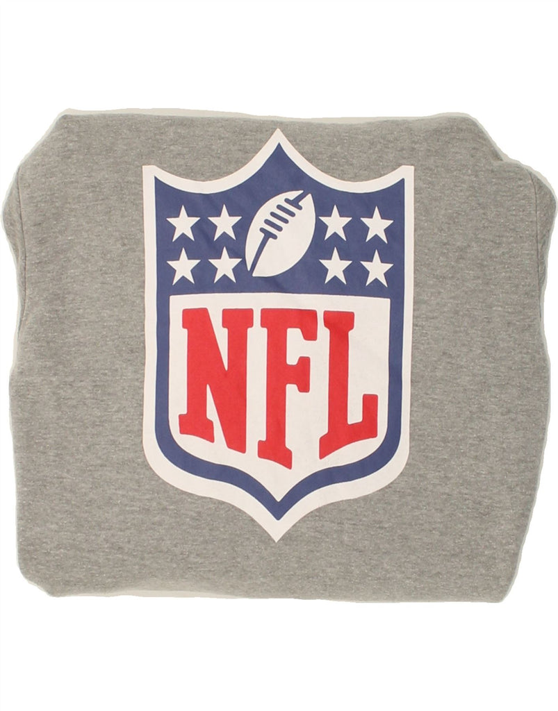 NFL Mens Graphic Hoodie Jumper Small Grey Cotton | Vintage NFL | Thrift | Second-Hand NFL | Used Clothing | Messina Hembry 