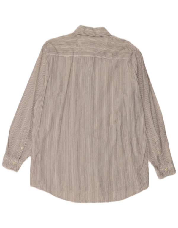 Levi's Mens Shirt Large Grey Pinstripe Cotton