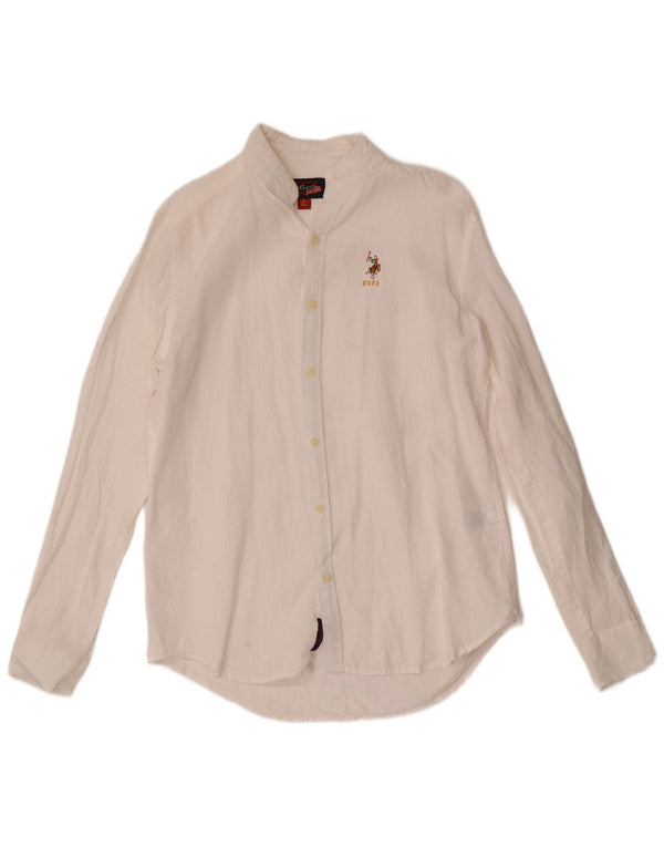 U.S. Polo Assn. Mens Shirt Size 39 Small White Cotton