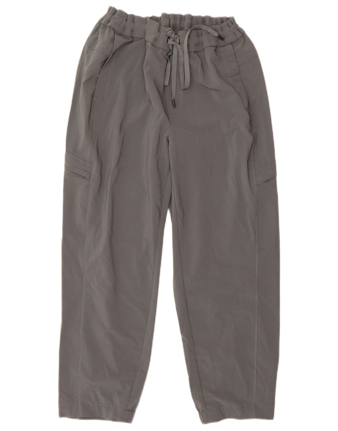 Eddie Bauer Womens Crop Cargo Trousers Medium W30 L24 Grey Polyester