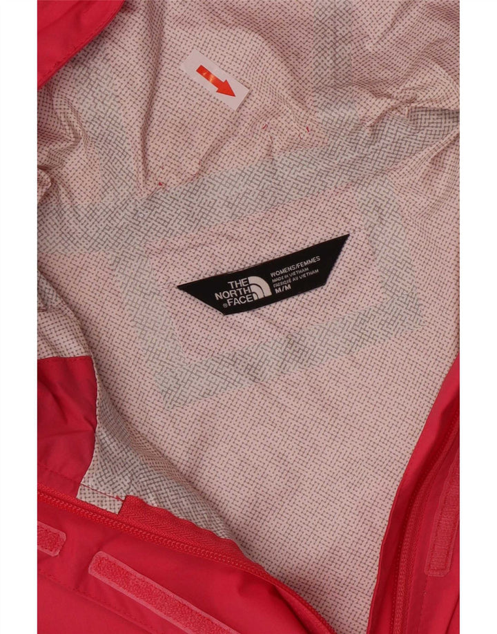 The North Face Womens Dryvent Hooded Rain Jacket UK 14 Medium Pink Nylon