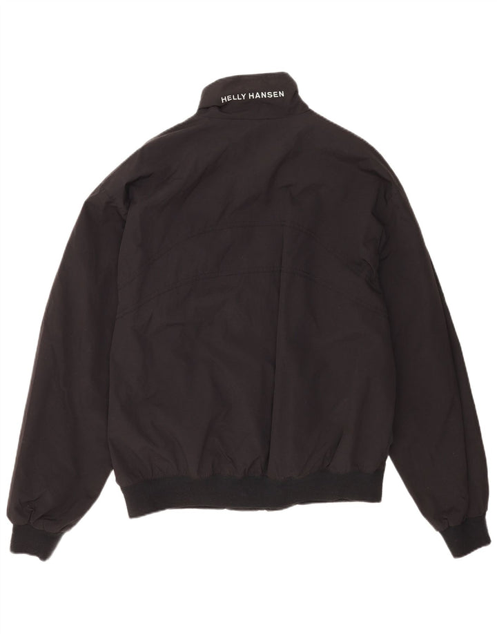 Helly Hansen Mens Bomber Jacket UK 40 Large Black Nylon
