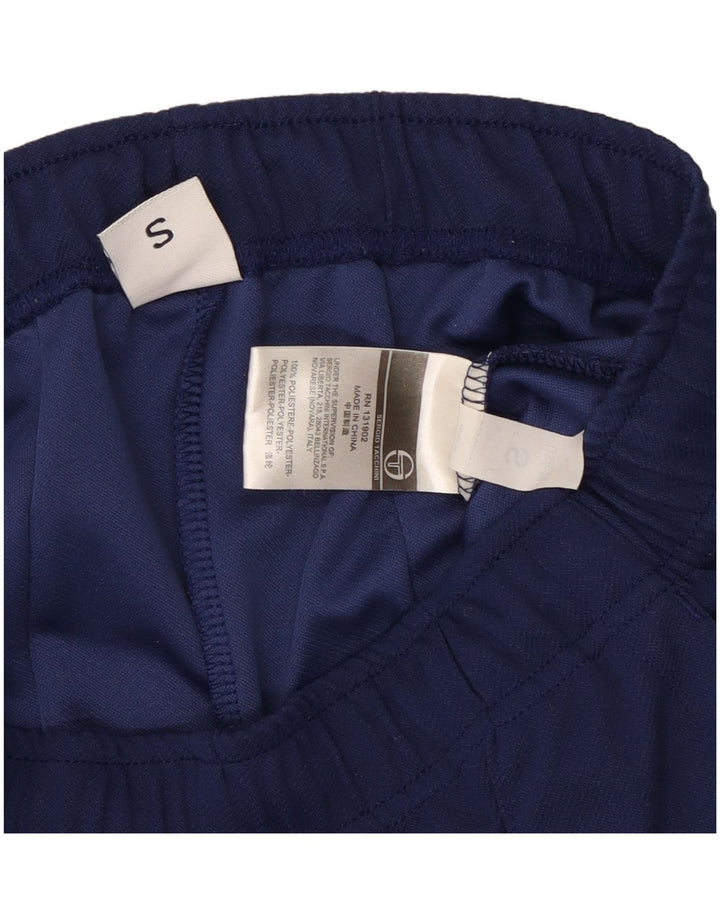 Sergio Tacchini Womens Tracksuit Trousers UK 8 Small  Navy Blue Polyester
