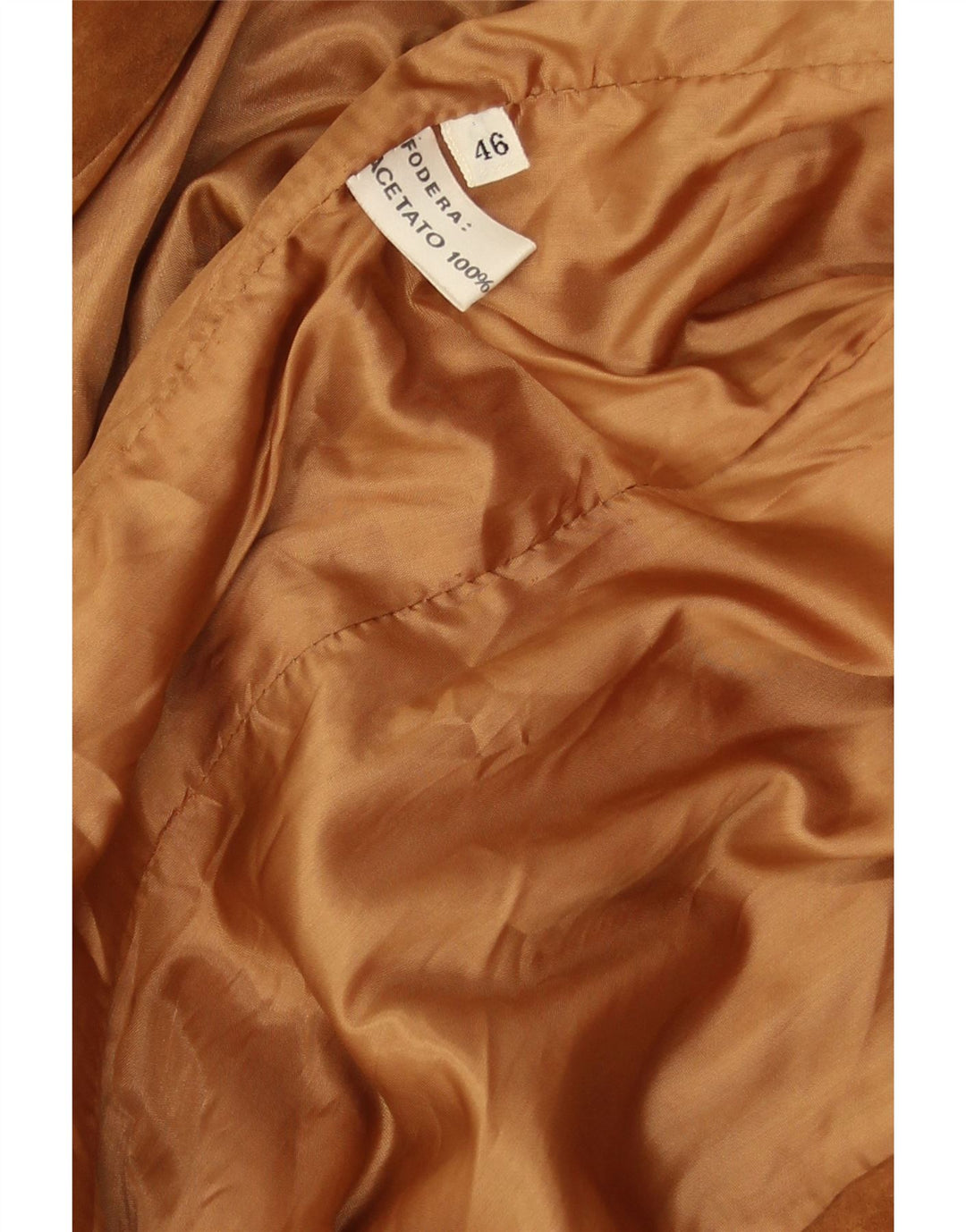 VINTAGE Womens 2 Button Suede Blazer Jacket IT 46 Large Brown Leather