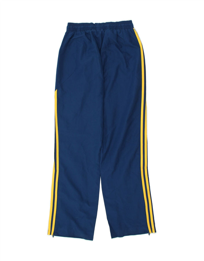 ADIDAS Boys Tracksuit Trousers 13-14 Years Blue Polyester | Vintage Adidas | Thrift | Second-Hand Adidas | Used Clothing | Messina Hembry 