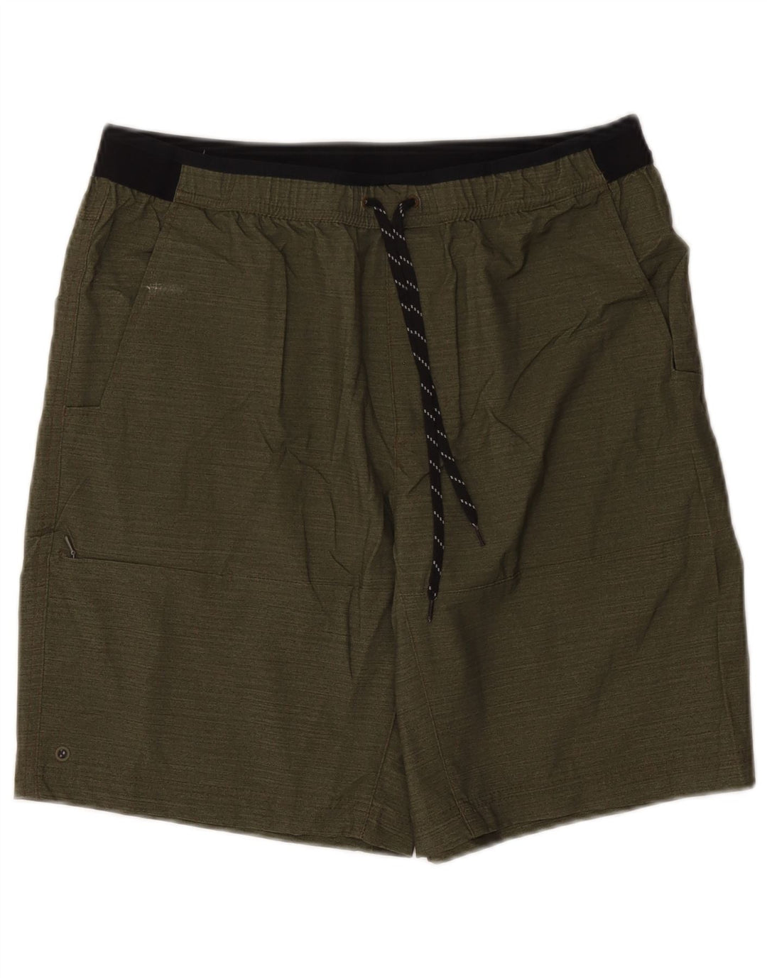 Columbia Mens Sport Shorts Medium  Khaki Colourblock Polyester