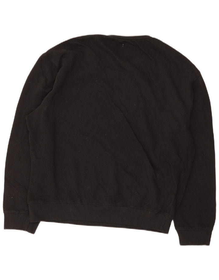 Gap Mens Graphic Sweatshirt Jumper XL Black Cotton