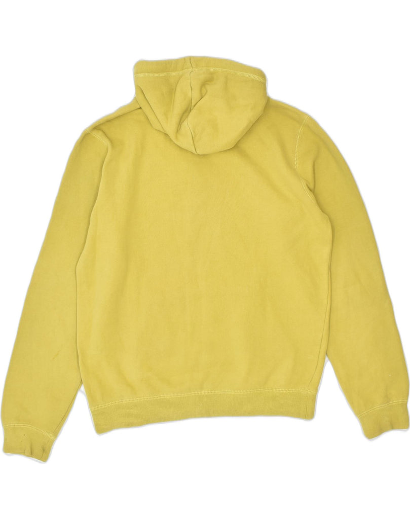 SLAM Mens Graphic Hoodie Jumper Medium Yellow Cotton | Vintage | Thrift | Second-Hand | Used Clothing | Messina Hembry 