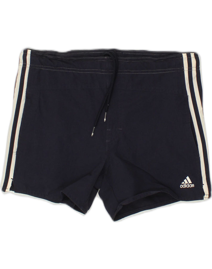 ADIDAS Mens Sport Shorts XS Navy Blue Polyester | Vintage Adidas | Thrift | Second-Hand Adidas | Used Clothing | Messina Hembry 