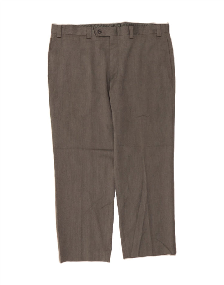 RALPH LAUREN Mens Slim Suit Trousers W36 L29 Grey Polyester Vintage Ralph Lauren and Second-Hand Ralph Lauren from Messina Hembry 
