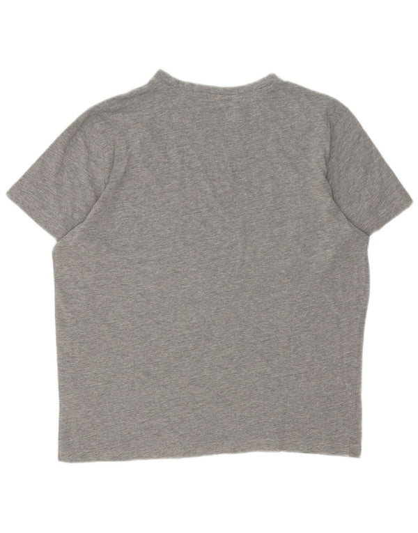 Kappa Mens T-Shirt Top Large Grey Cotton