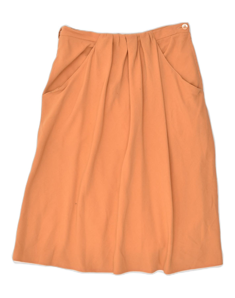 GIORGIO ARMANI Womens A-Line Skirt IT 42 Medium W28  Orange | Vintage Giorgio Armani | Thrift | Second-Hand Giorgio Armani | Used Clothing | Messina Hembry 