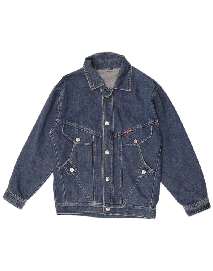 Vintage Mens Denim Jacket UK 42 XL Blue Cotton
