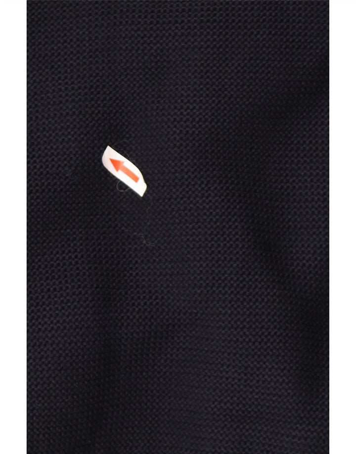 Paul & Shark Mens Knit Graphic Reversible Jacket UK 40 Large Navy Blue