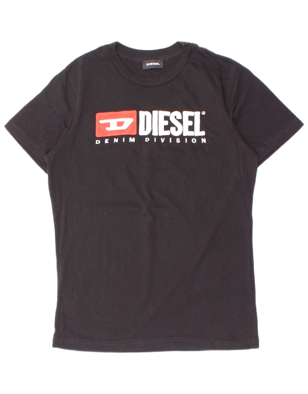 Diesel Boys Graphic T-Shirt Top 9-10 Years Black Cotton