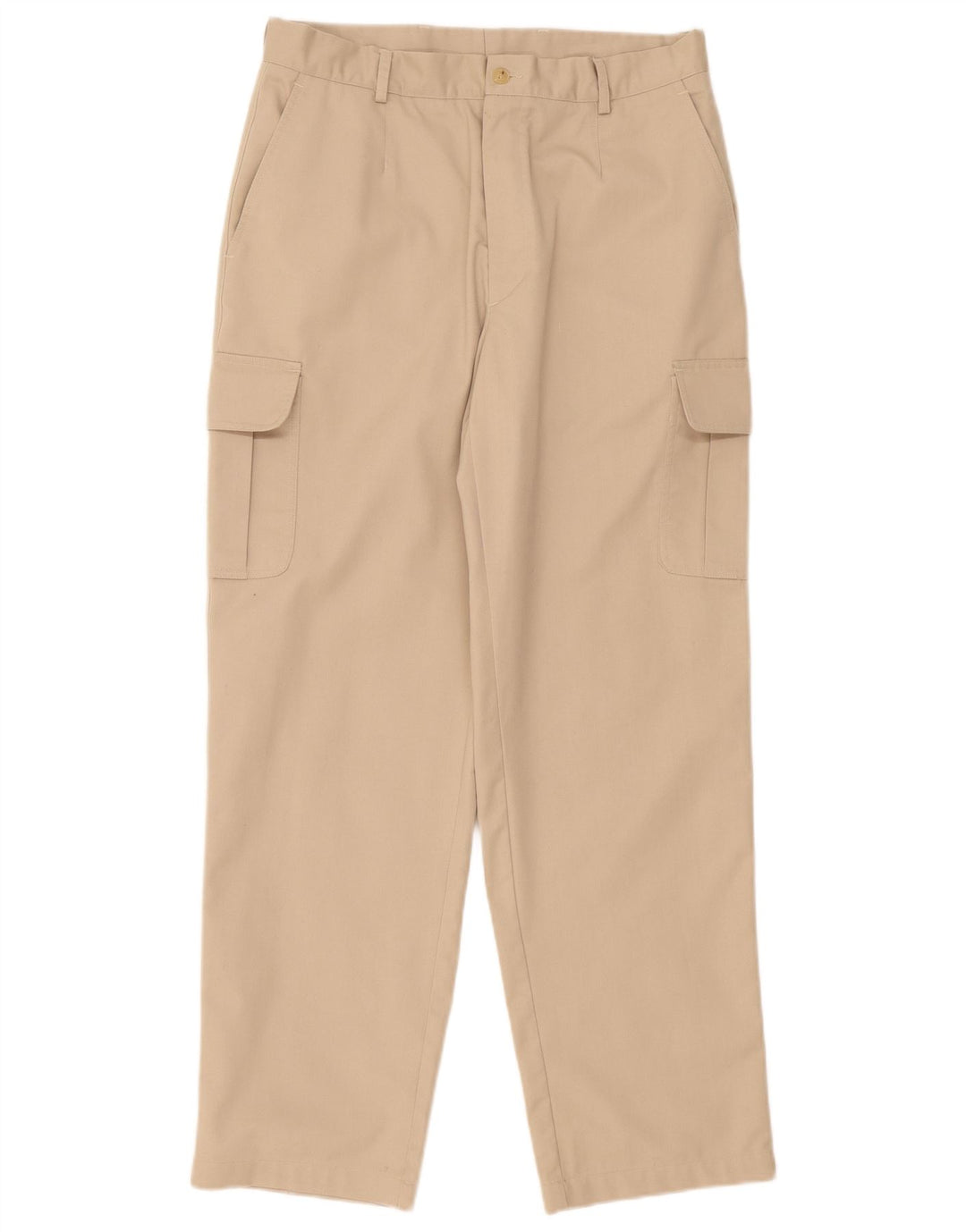 Pierre Cardin Mens Straight Cargo Trousers W32 L31 Beige