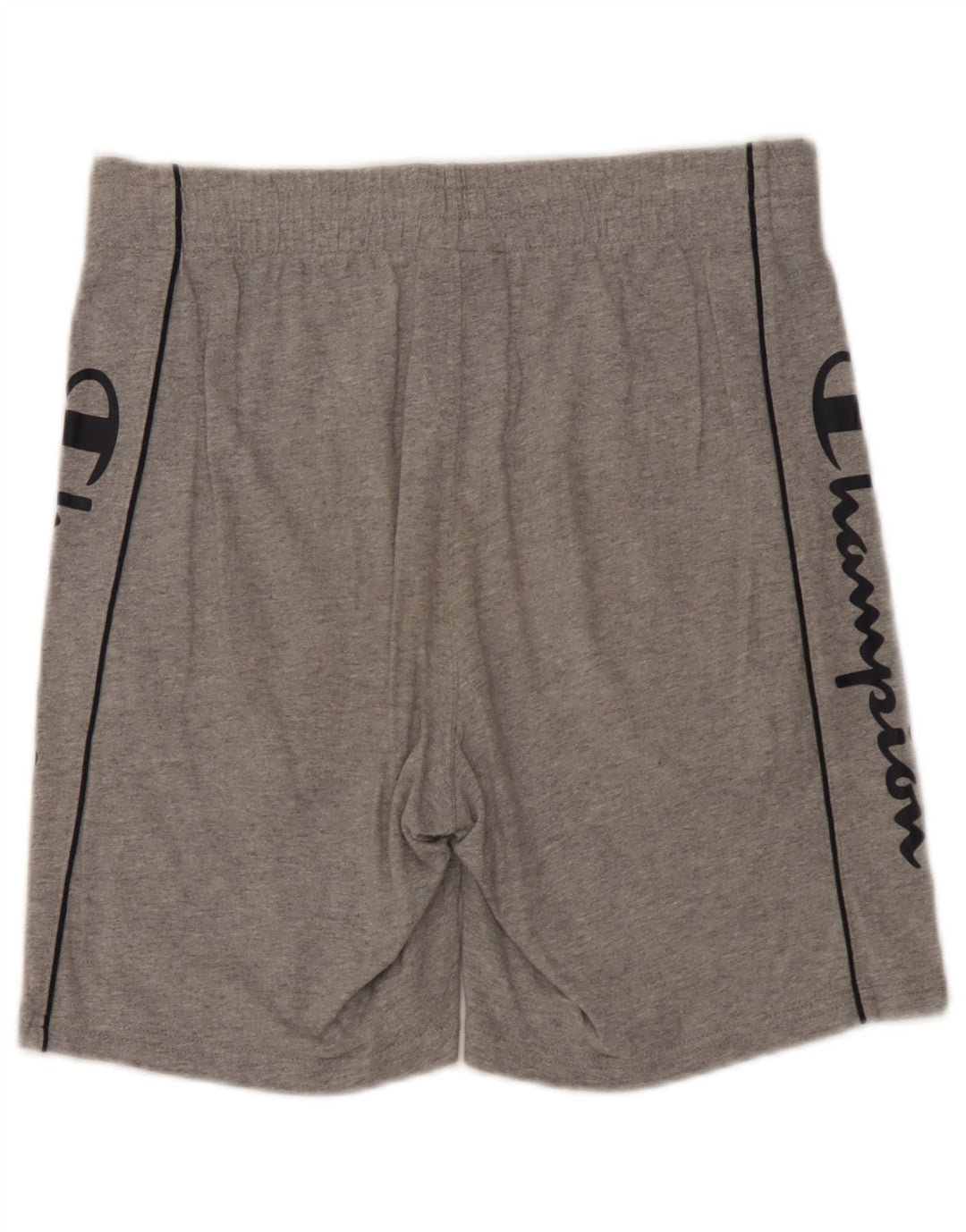 Champion Mens Graphic Sport Shorts Small Grey Cotton