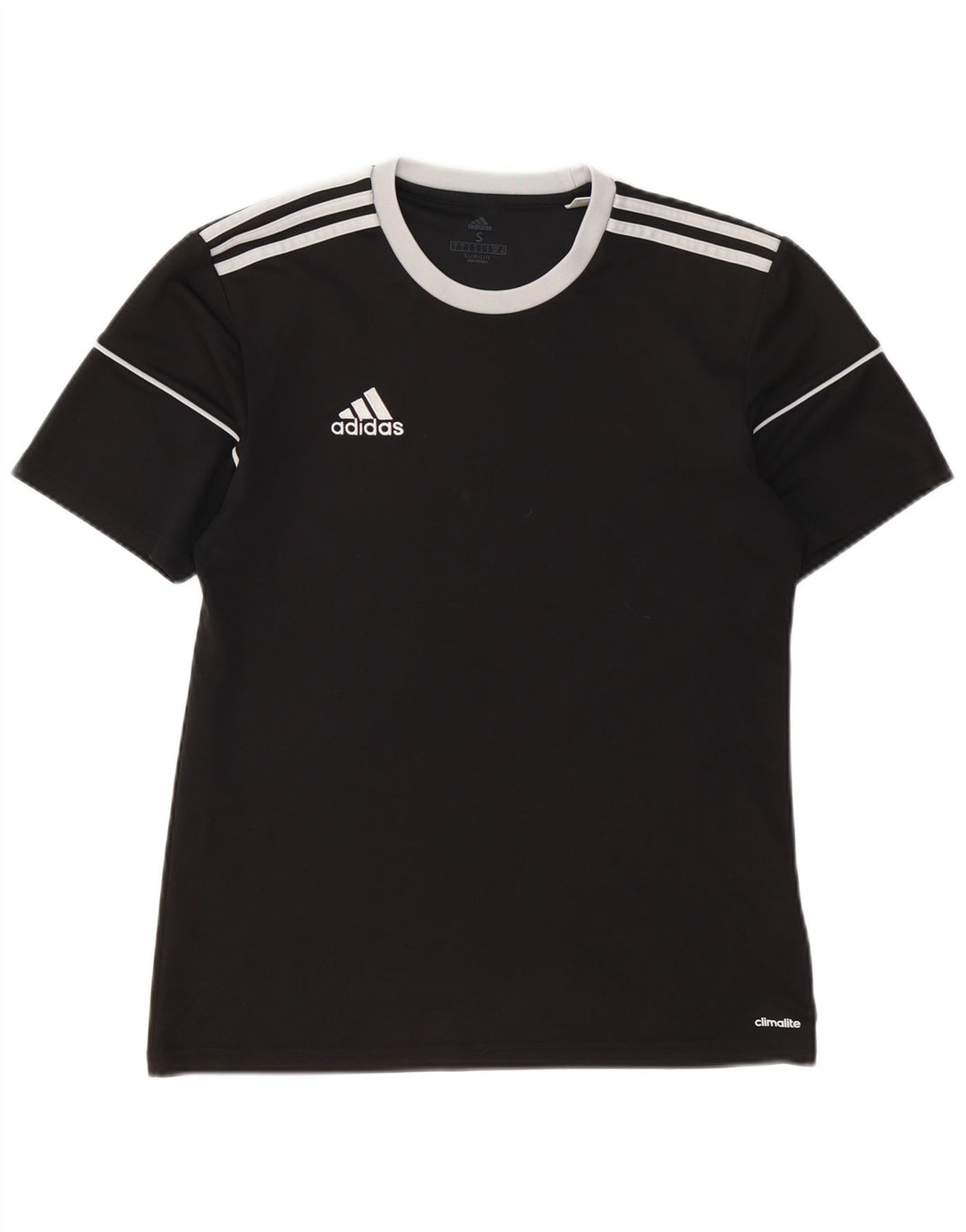 ADIDAS Mens Climalite T-Shirt Top Small Black Polyester